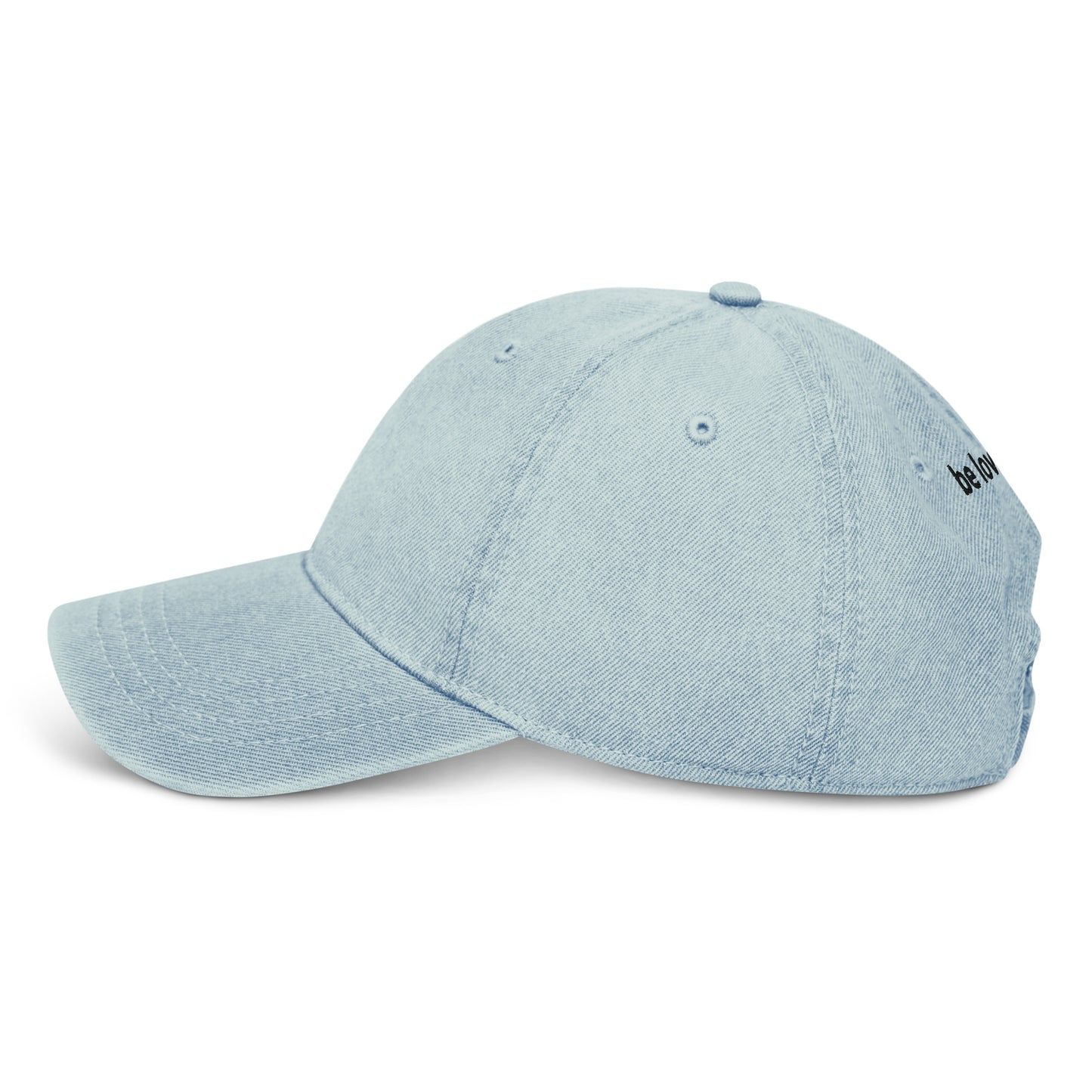be love. denim hat mindset of mom
