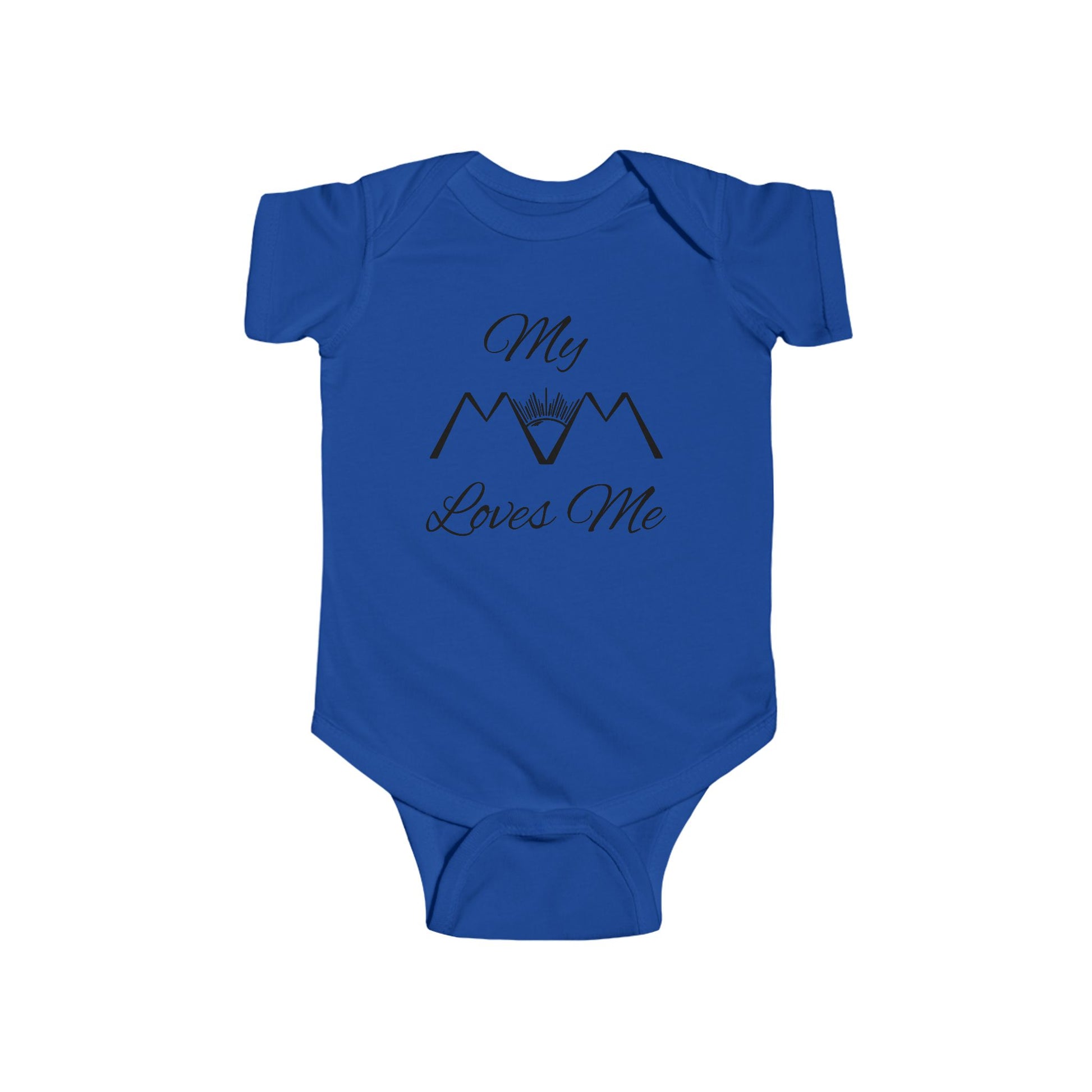 royal blue infant jersey jumpsuit mindset of mom