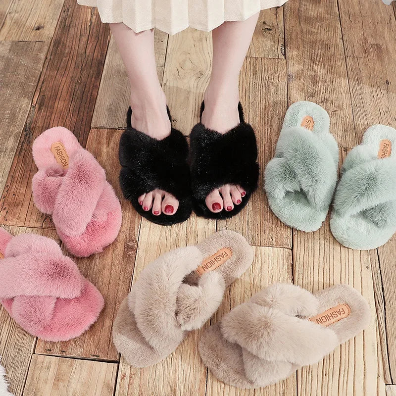 Cozy Fuzzy Slippers for MOM