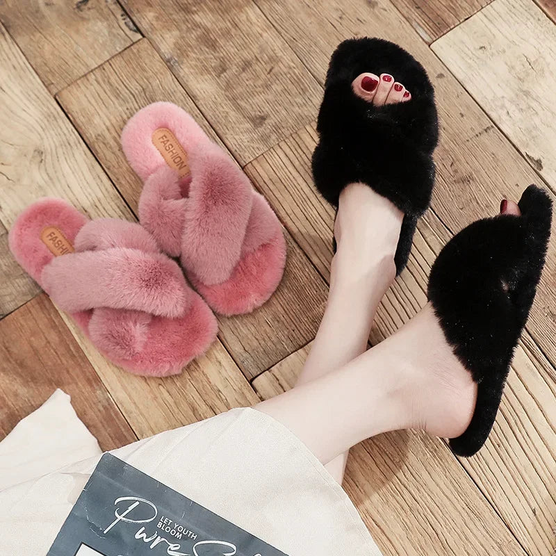 Cozy Fuzzy Slippers for MOM