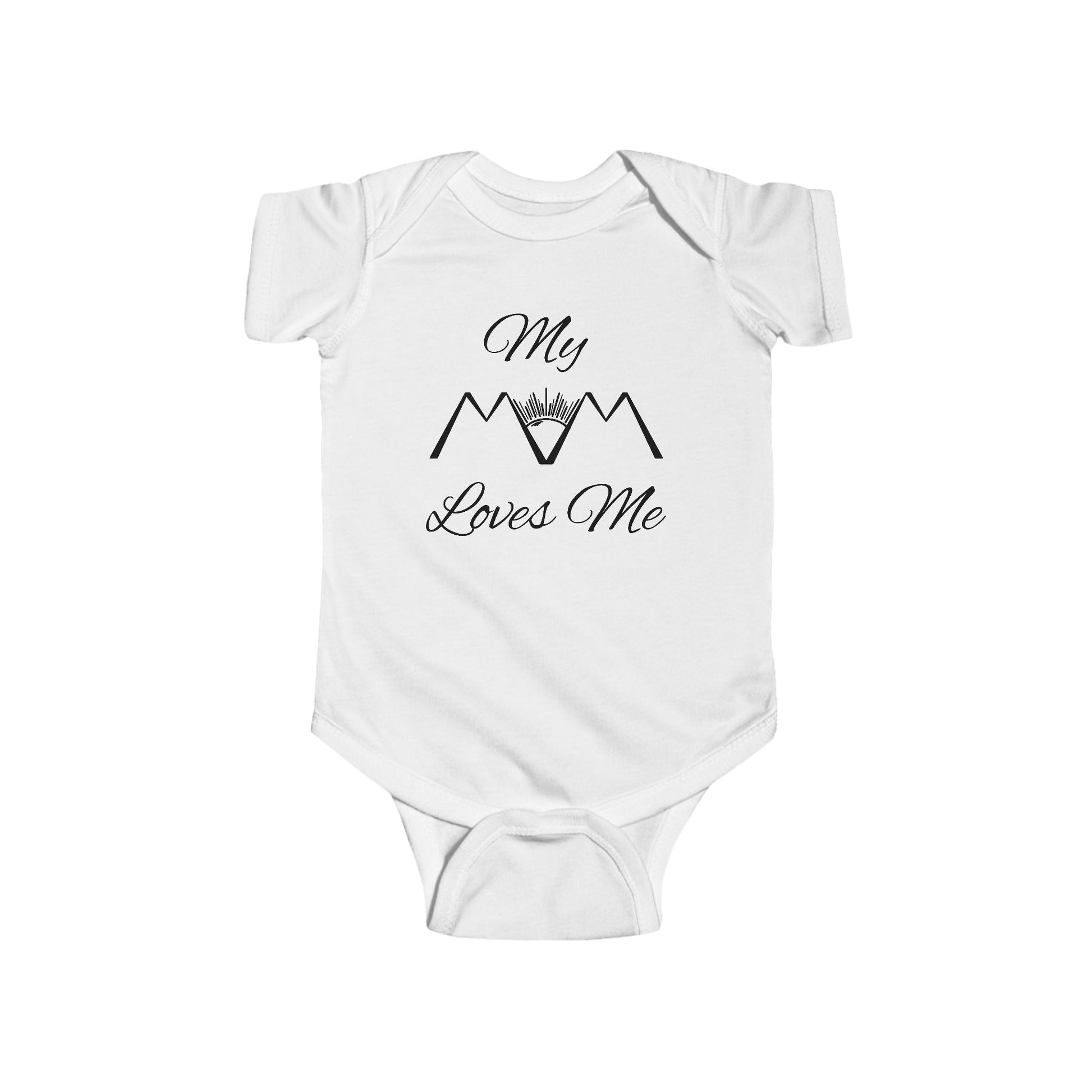 white infant jersey jumpsuit mindset of mom